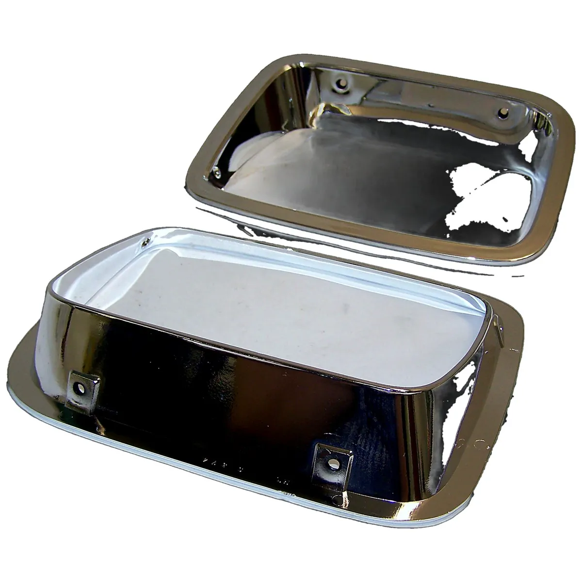 1987-1995 YJ Wrangler (USA & Canada Only);Includes Left and Right Chrome Headlamp Bezels product image