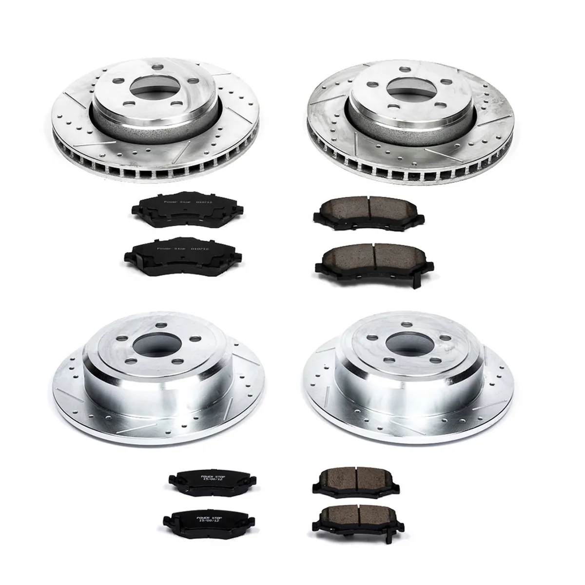 Z23 Evolution Sport Upgrade Kit: Drilled/Slotted Rotors; Carbon-Fiber Ceramic Pads W/Hardware product image