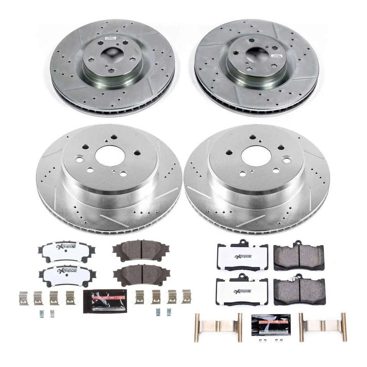 Z26 Street Warrior Upgrade Kit: Drilled/Slotted Rotors; Carbon-Fiber Ceramic Pads W/Hardware product image