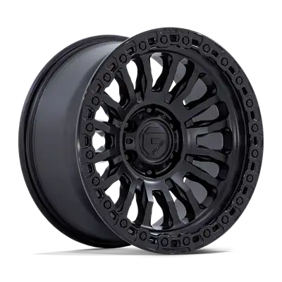 KMC Wheels Fuel Wheels | Rincon | Matte Black w/ Gloss Black Lip