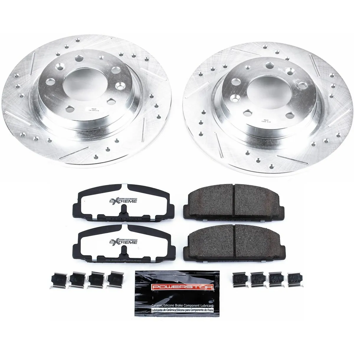 Z26 Street Warrior Upgrade Kit: Drilled/Slotted Rotors; Carbon-Fiber Ceramic Pads W/Hardware product image