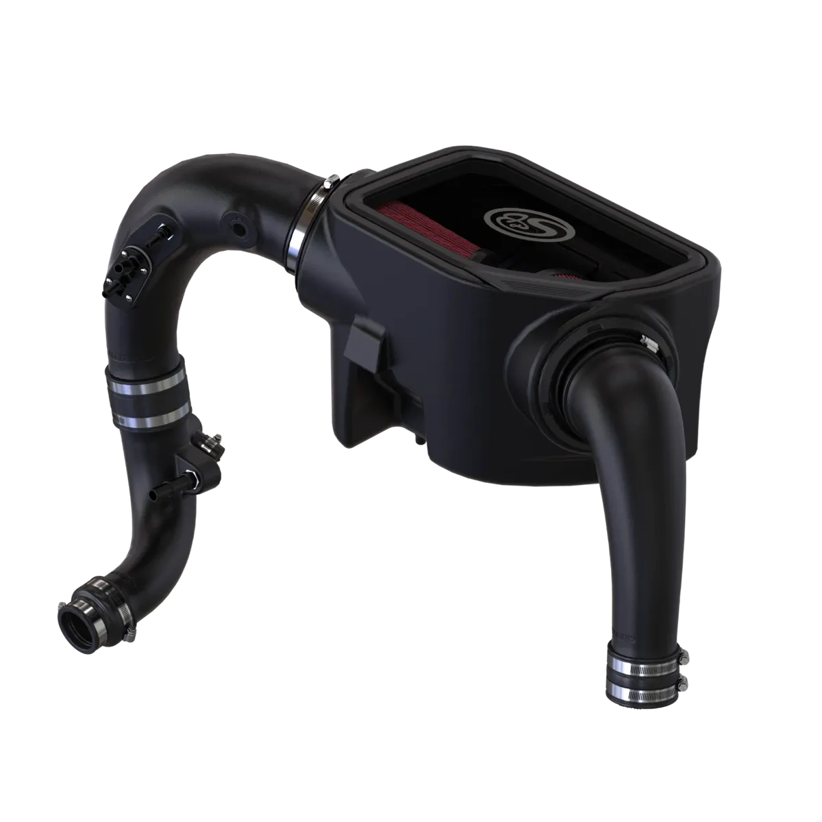 S B Cold Air Intake For 2020-2023 Ford Explorer St King Ranch Lincoln Aviator 3.0L with Dry Extendable Filter product image