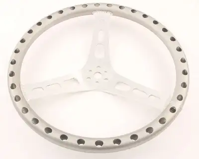 JOES Racing Products 14in Dished Steering Wheel Aluminum