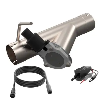 QTP 20- GM P/U 2500HD 6.6L Aggressor Cutout Pipe