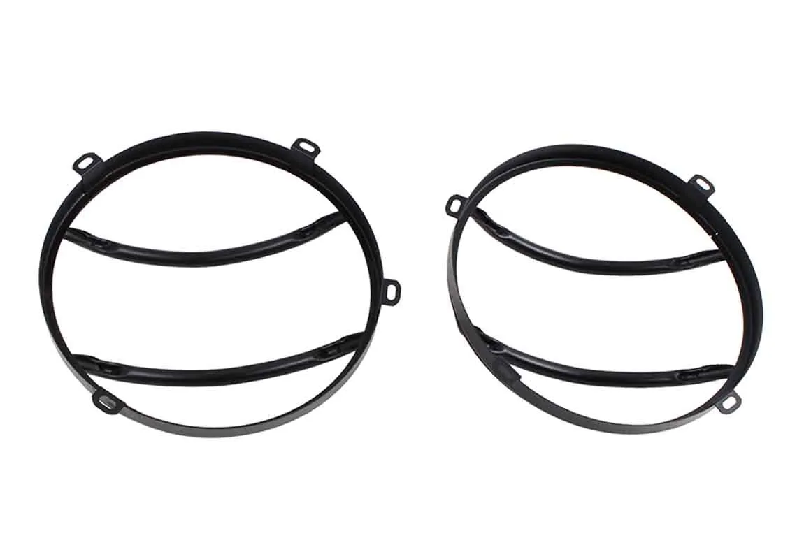 Jeep JK Headlight and Marker Cover Set 6 Pieces 07-18 Wrangler JK Textured Black Kentrol product image