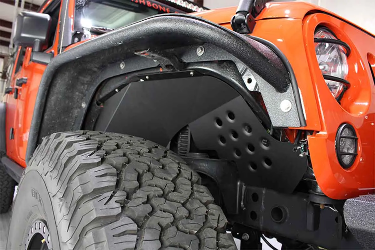 Fishbone Offroad 2007-2018 Jeep Wrangler JK & Wrangler Unlimited JKU Aluminum Inner Fenders FB33007 product image