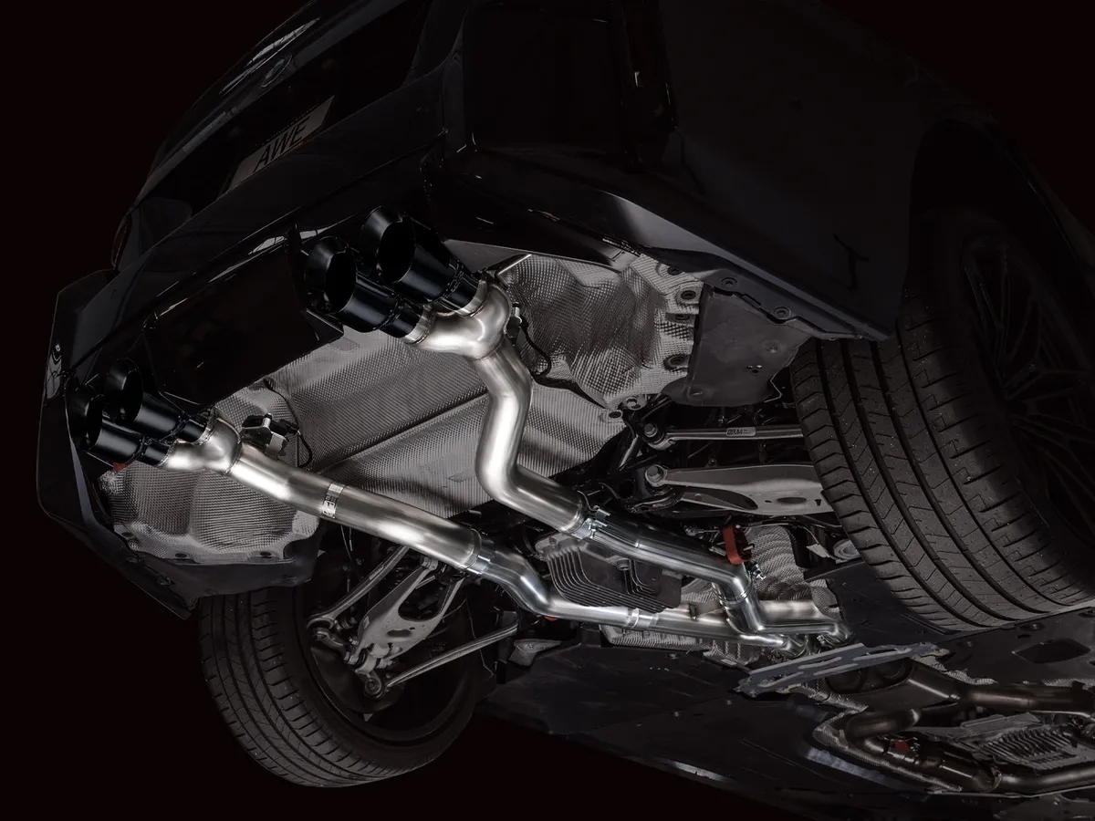 AWE SwitchPath™ Exhaust for BMW G87 M2 - Chrome Silver Tips product image