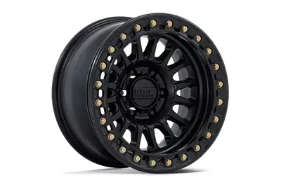 KMC Wheels KMC Wheels KM239 Impact Beadlock Wheel, 17x9 5x5 -38 - Matte Black - JT/JL/JK