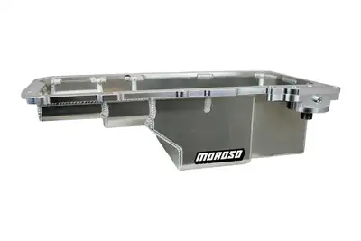 Moroso Oil Pan gm ls 9302 f Body Drag Race 6 Inch Deep Alum Spin on Oil Filter