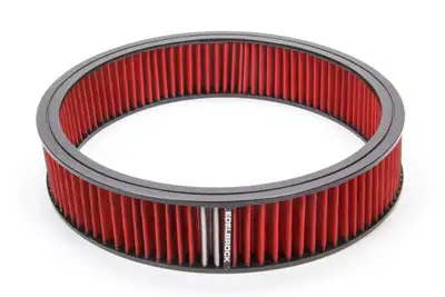 Edelbrock Edelbrock 43666 Pro-Flo 14 Round Air Cleaner Element Only (Red)
