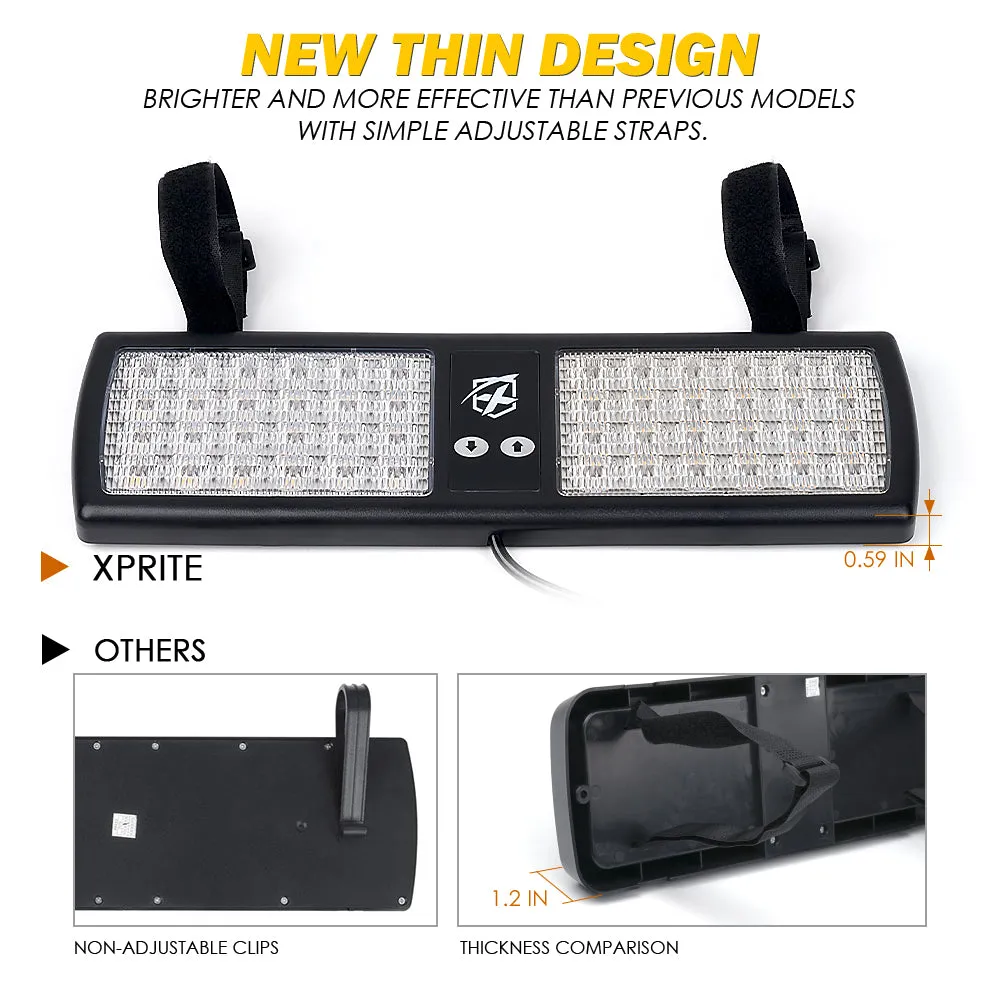 Windshield Visor 48 LED Strobe Lights | Decoy Series product image