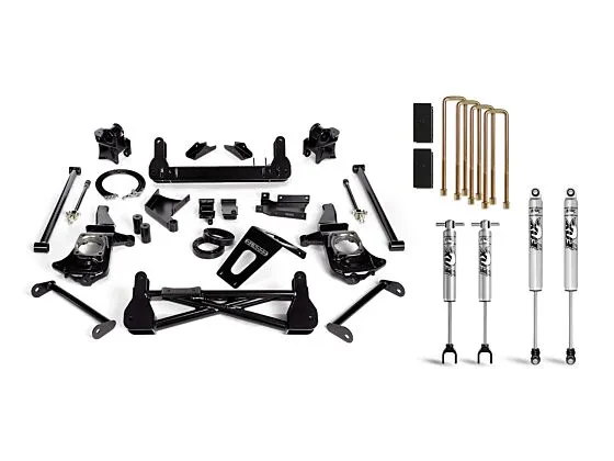 Cognito Motorsports Truck Cognito 7-Inch Standard Lift Kit with Fox PSMT 2.0 Shocks for 2011-2019 Silverado/Sierra 2500/3500 2WD/4WD Stabilitrak