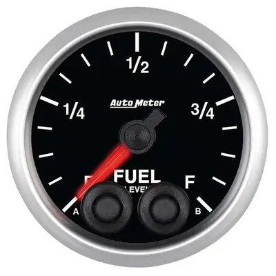 AutoMeter Gauge, Fuel Level, 2 1/16", 0-280O Programmable, Elite