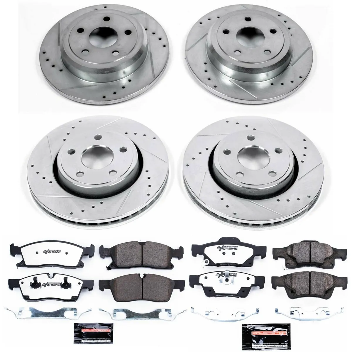 Z36 Truck/Tow Upgrade Kit: Drilled/Slotted Rotors; Carbon-Fiber Ceramic Pads W/Hardware product image