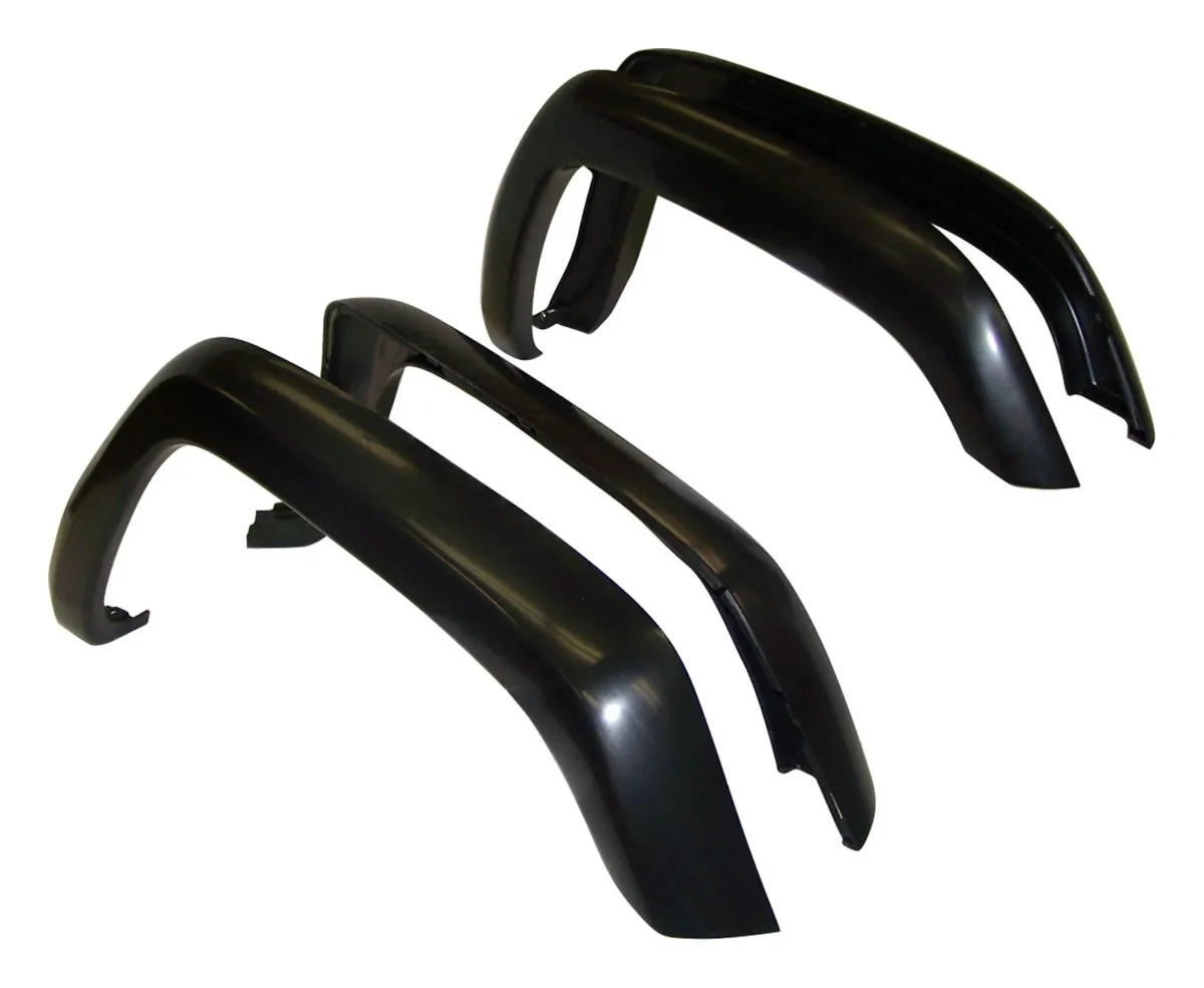 Fender Flare Kit; Incl. 4 Fender Flares And Hardware; Gloss Black; product image