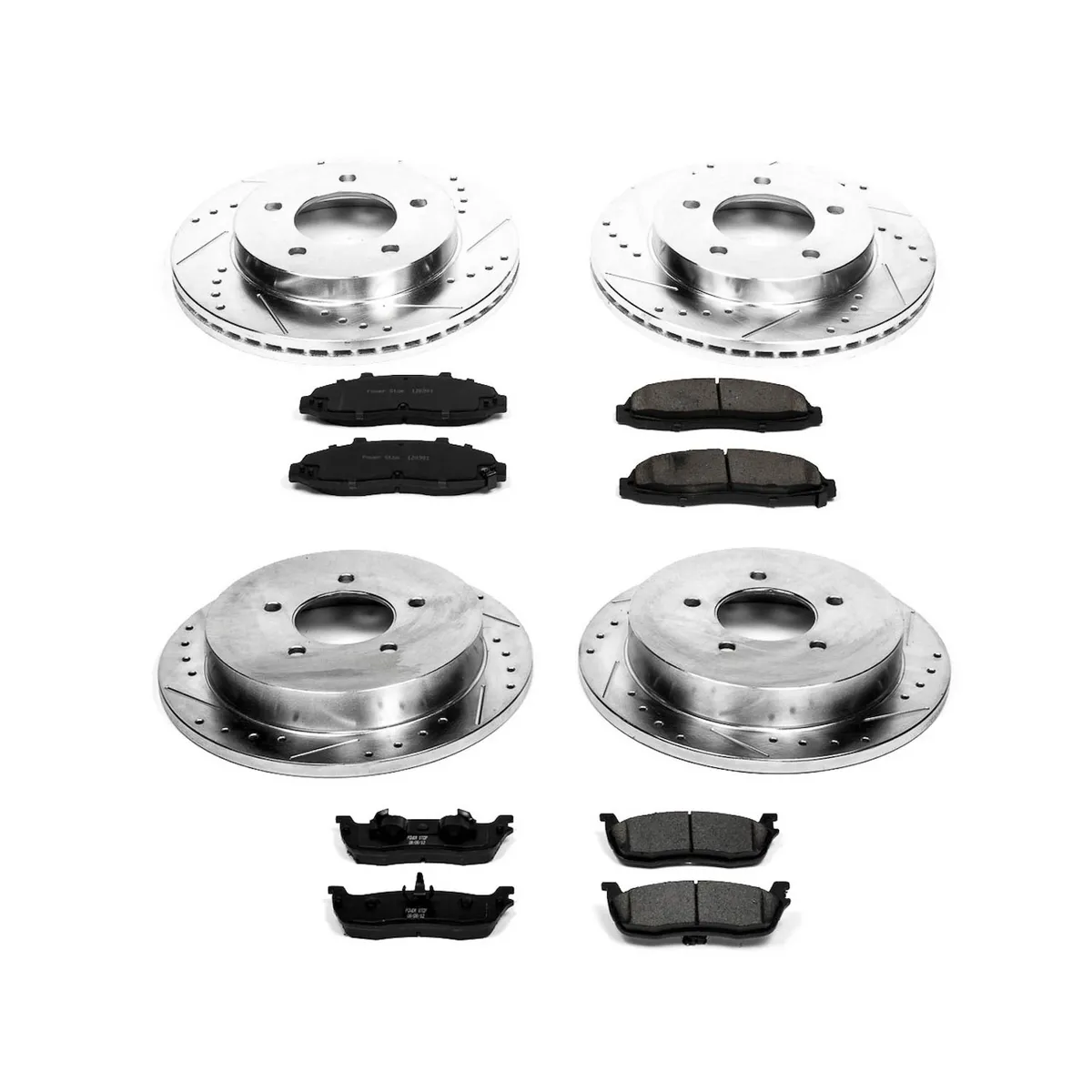 Z23 Evolution Sport Upgrade Kit: Drilled/Slotted Rotors; Carbon-Fiber Ceramic Pads W/Hardware product image