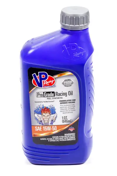 VP Racing Fuels VP Racing Fuels 2755 VP Full SYN 15W-50 Pro Grade Racing Oil Qt