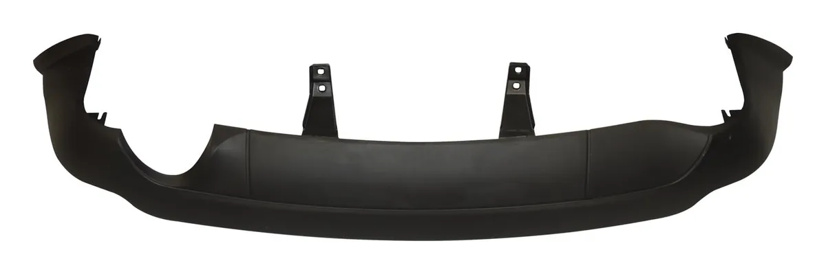 Rear Bumper Fascia; Lower; Black; w/Single Exhaust; w/o Trailer Hitch; product image