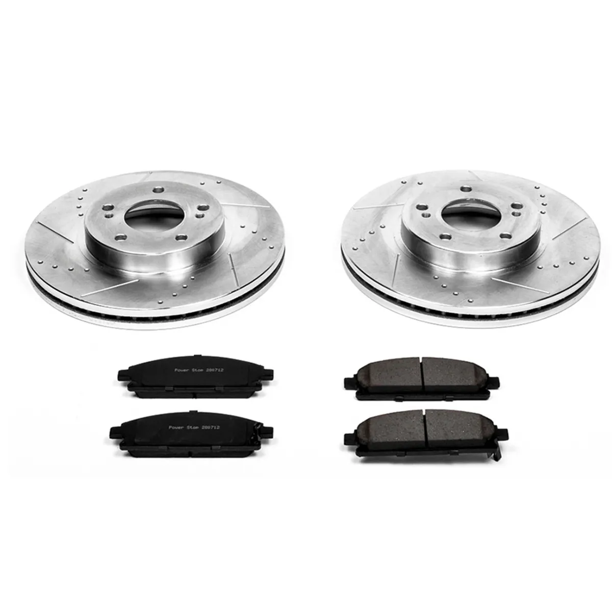 Z23 Evolution Sport Upgrade Kit: Drilled/Slotted Rotors; Carbon-Fiber Ceramic Pads W/Hardware product image