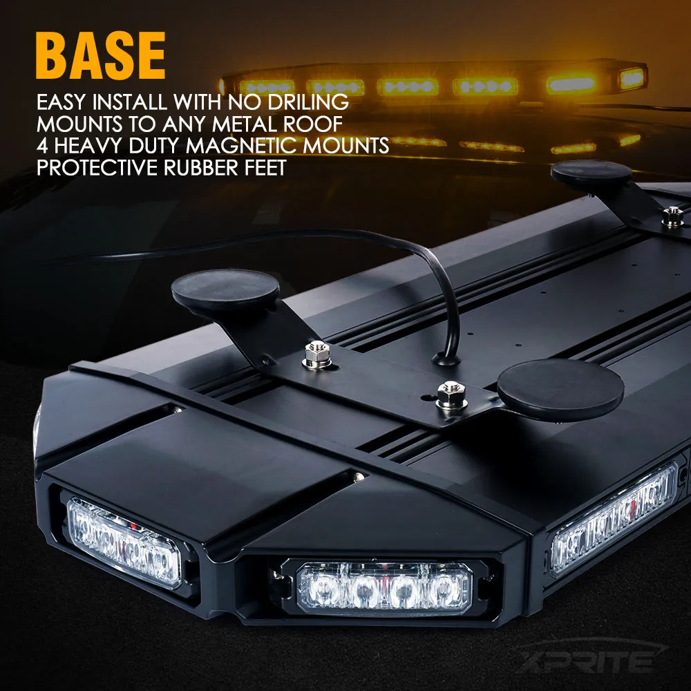 27" Professional Emergency Rooftop Strobe LED Light Bar | Black Hawk Series product image