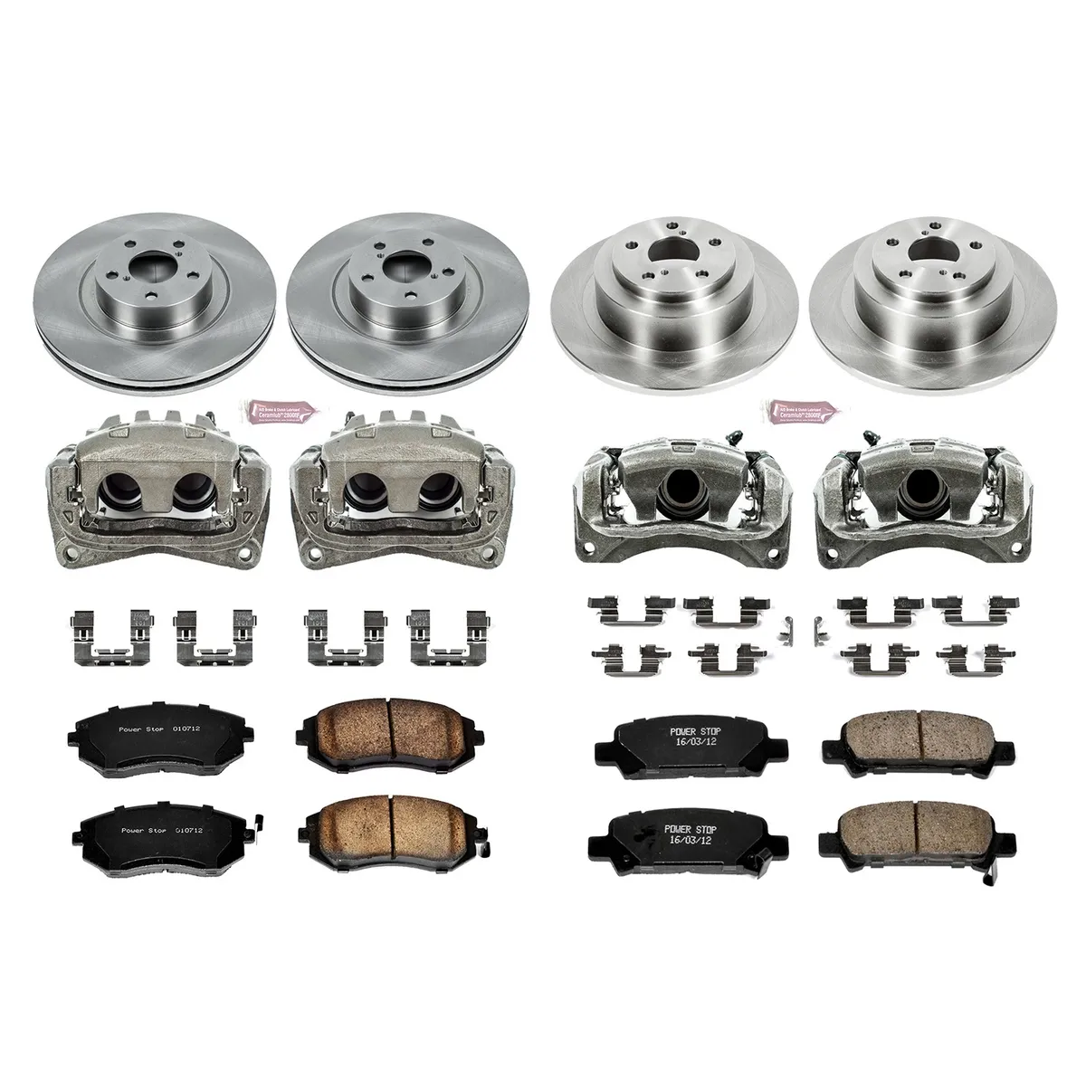 Z17 Direct Replacement Kit: Rotors; Ceramic Pads; Calipers product image