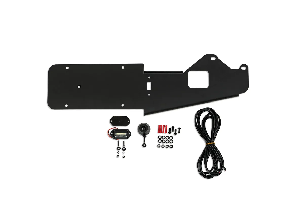 DV8 Offroad 2021-2023 Ford Bronco | Rear License Plate Relocation Bracket product image