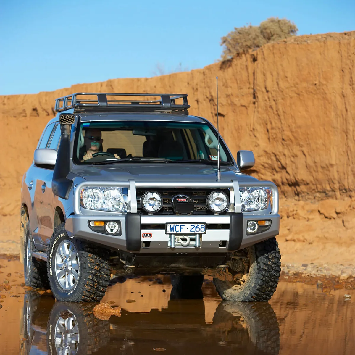 ARB Deluxe Bar Toyota Land Cruiser 200 Series 2008-10 (With Headlight Washer Unit) product image