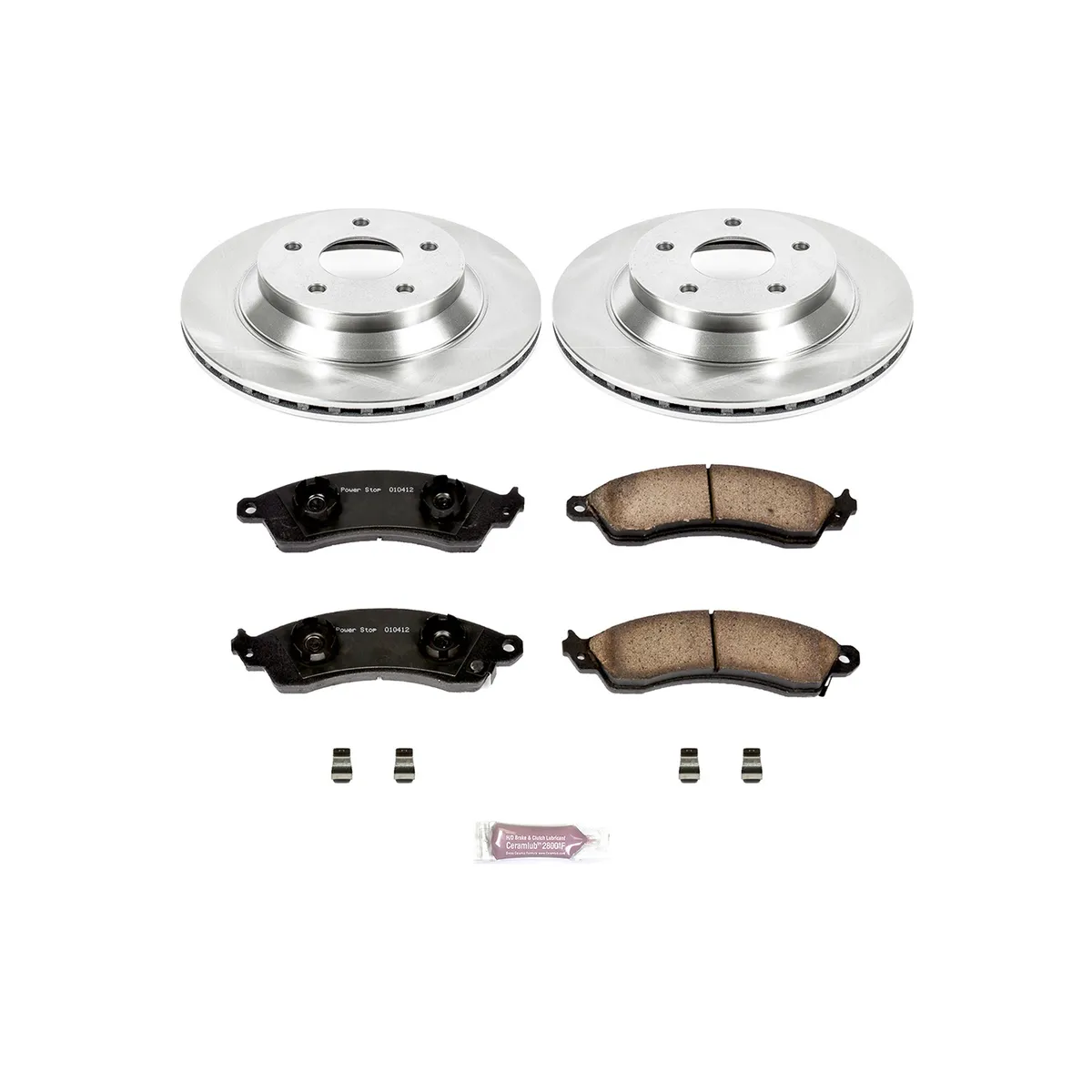 Z17 Direct Replacement Kit: Rotors; Ceramic Pads W/Hardware product image