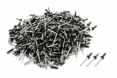 FiveStar Sm Hd Rivet Black Multi -grip 500pk