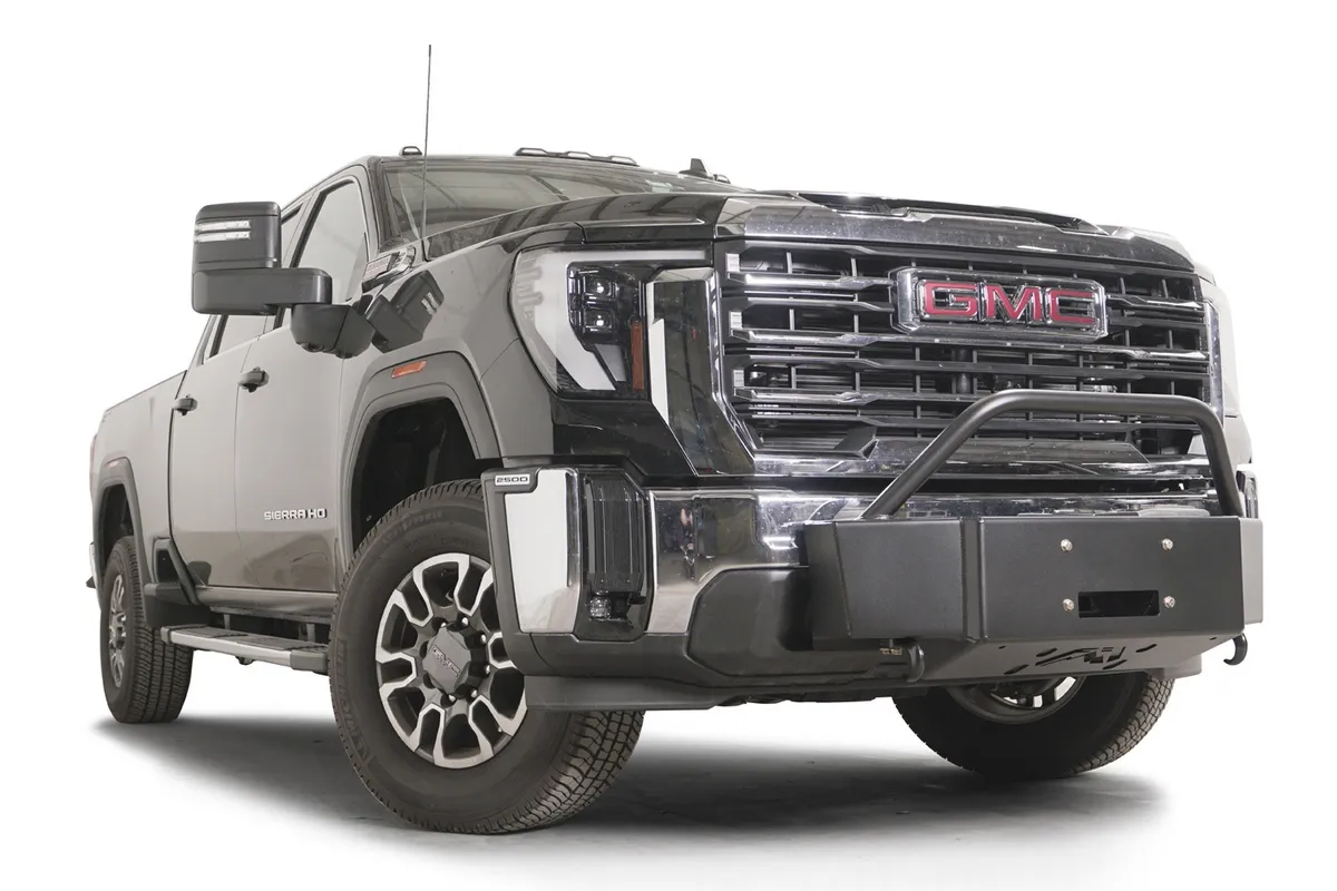 24c Sierra 2500/3500hd Winch Mount W/Prerunner Guard Frnt Bumper Matte Finish product image