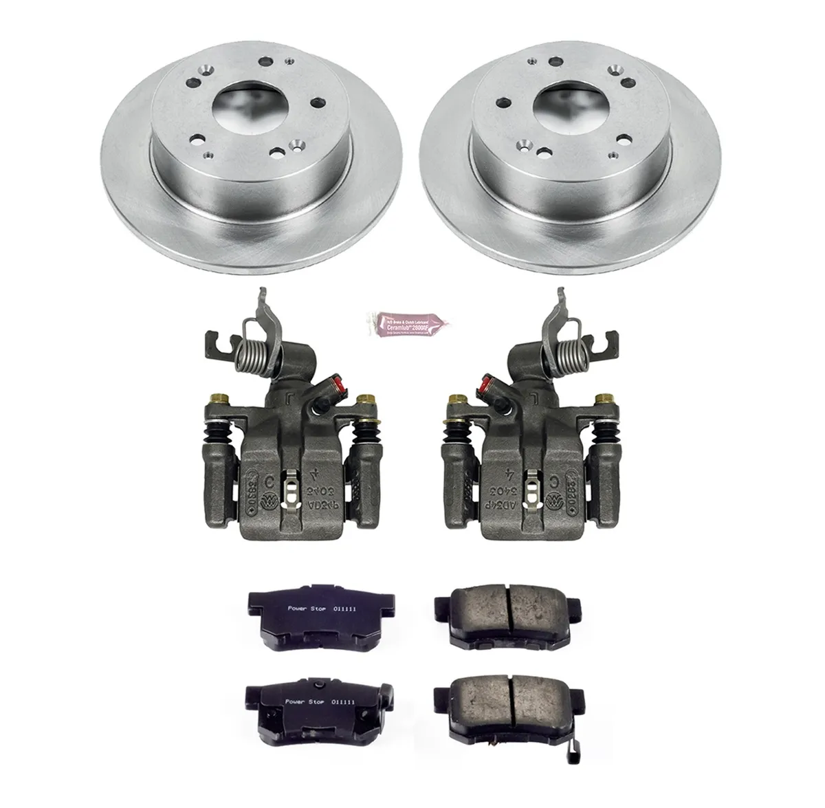 Z17 Direct Replacement Kit: Rotors; Ceramic Pads; Calipers product image