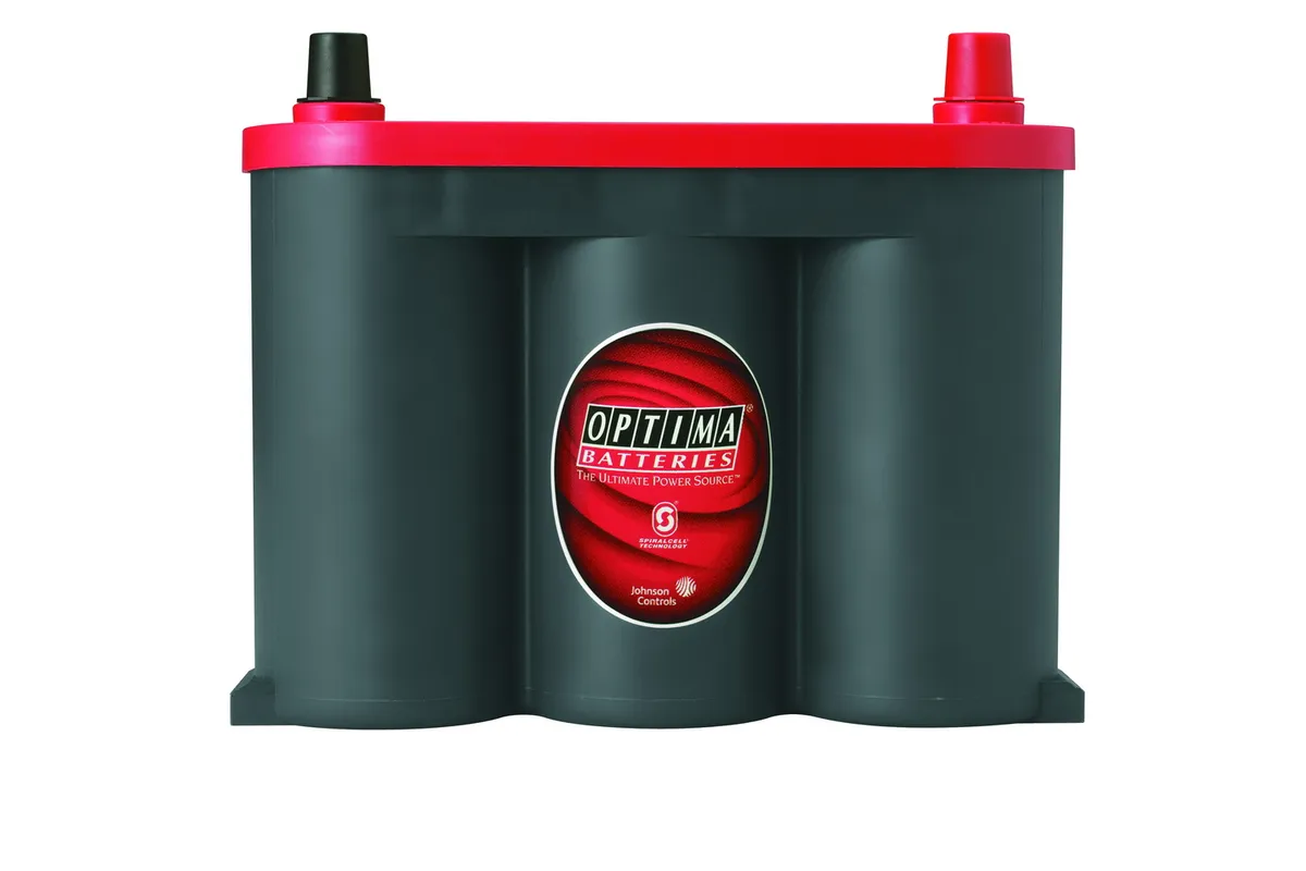 RedTop® Battery; UNBOXED; Group 6V; Cold Crank Amps 800; Crank Amps 1000; Reserve Capacity 100; Ampere Hour 50; Top Terminal; L-10 in.; W-3 9/16 in.; H-8 1/8 in.; product image