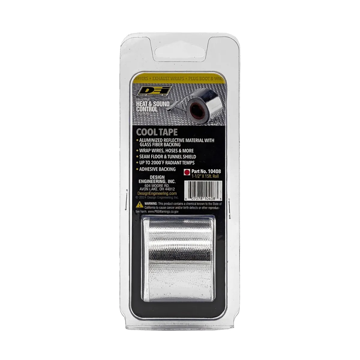 DEI 10408 Cool Tape Heat Reflective Tape 1.5 x 15' 010408 product image