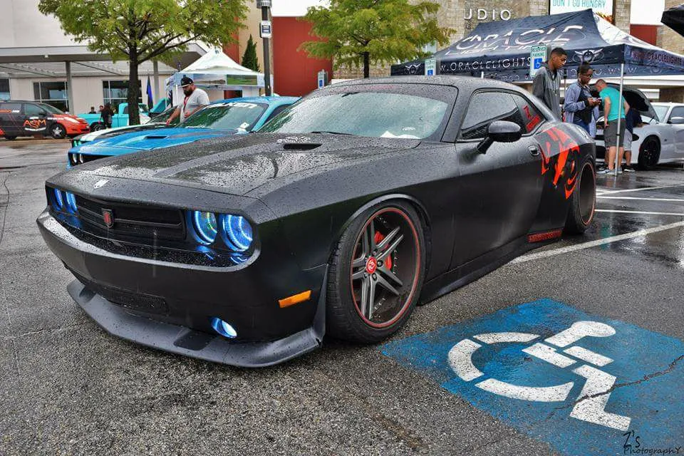 ORACLE Lighting 2008-2014 Dodge Challenger LED Headlight Halo Kit - Standard Mount product image