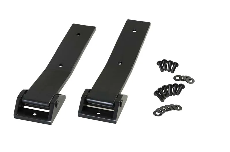 Jeep JK Tailgate Hinge Pair 07-18 Wrangler JK Powdercoat Black Kentrol product image