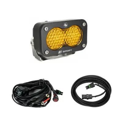 Baja Designs S2 Sport Universal Chase Light Kit Work/Scene Baja Amber Baja Designs
