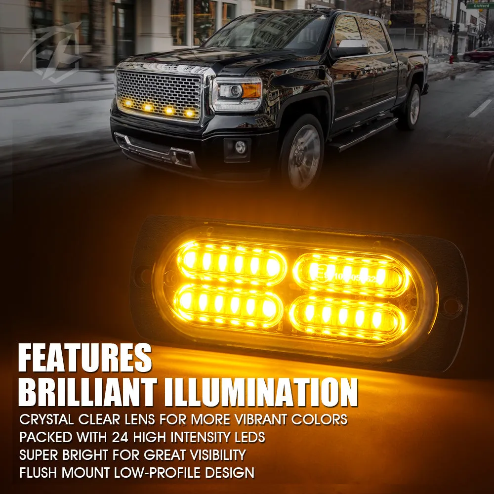 Xprite Grille and Surface Mount Light - Set of 8 | Tactical 24 Series