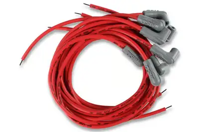 Synergy Manufacturing Super Conductor Spark Plug Wire Set 8 Cyl 90Â° Plug, Socket/HEI Cap