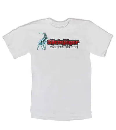 Steinjager Steinjäger White Shirts Size L