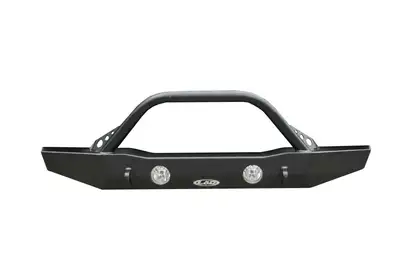 LoD Offroad LOD Destroyer Mid-Width Front Bumper w/ Bull Bar, Black Powder Coated - JT/JL