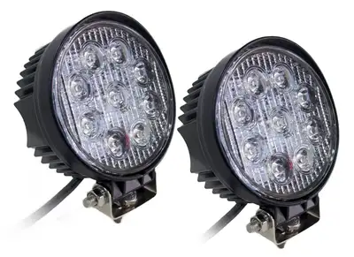 Race Sport Street Series 4in Round High-Powered LED 27W / 1755LM (Pair)