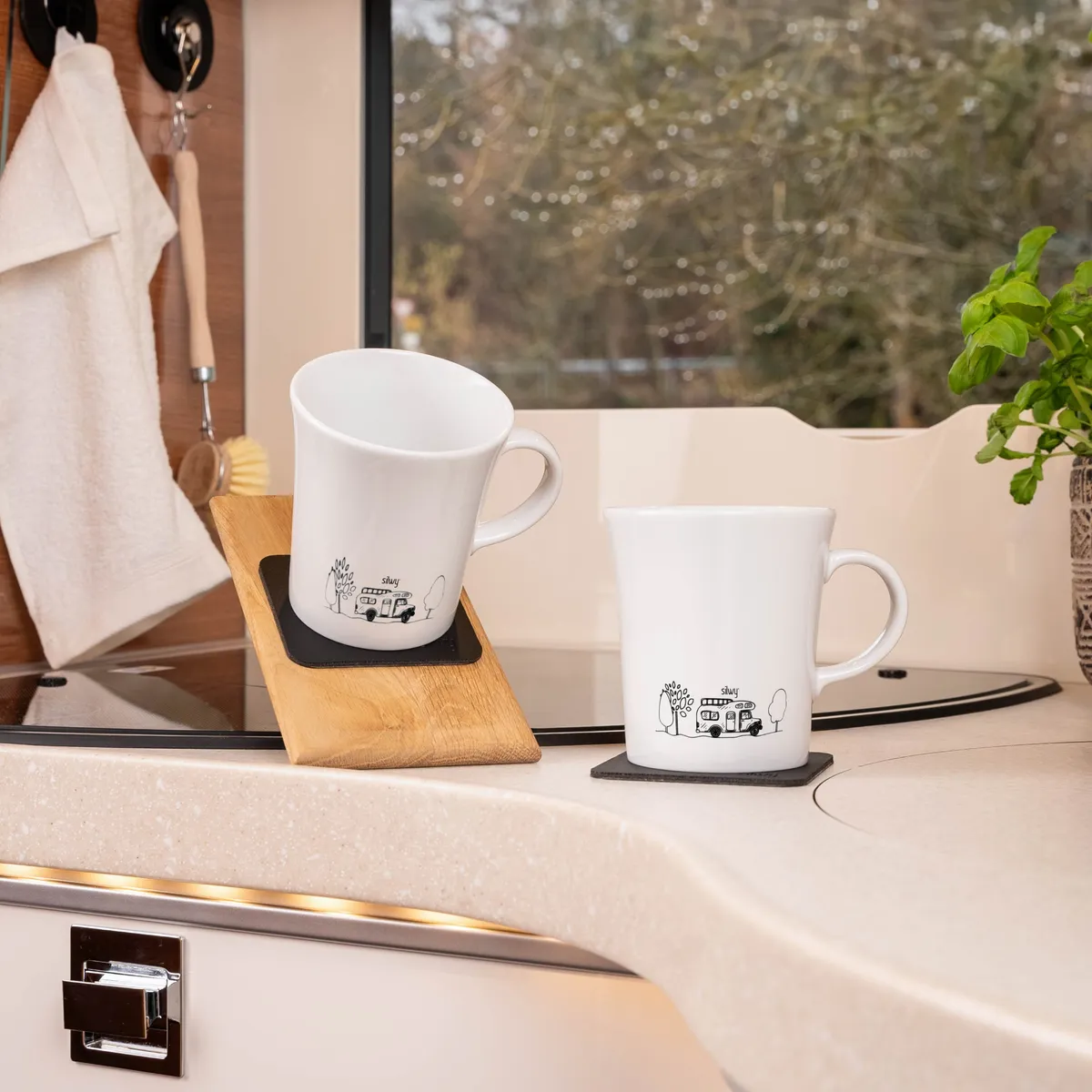 Magnetic porcelain cups CAMPING product image