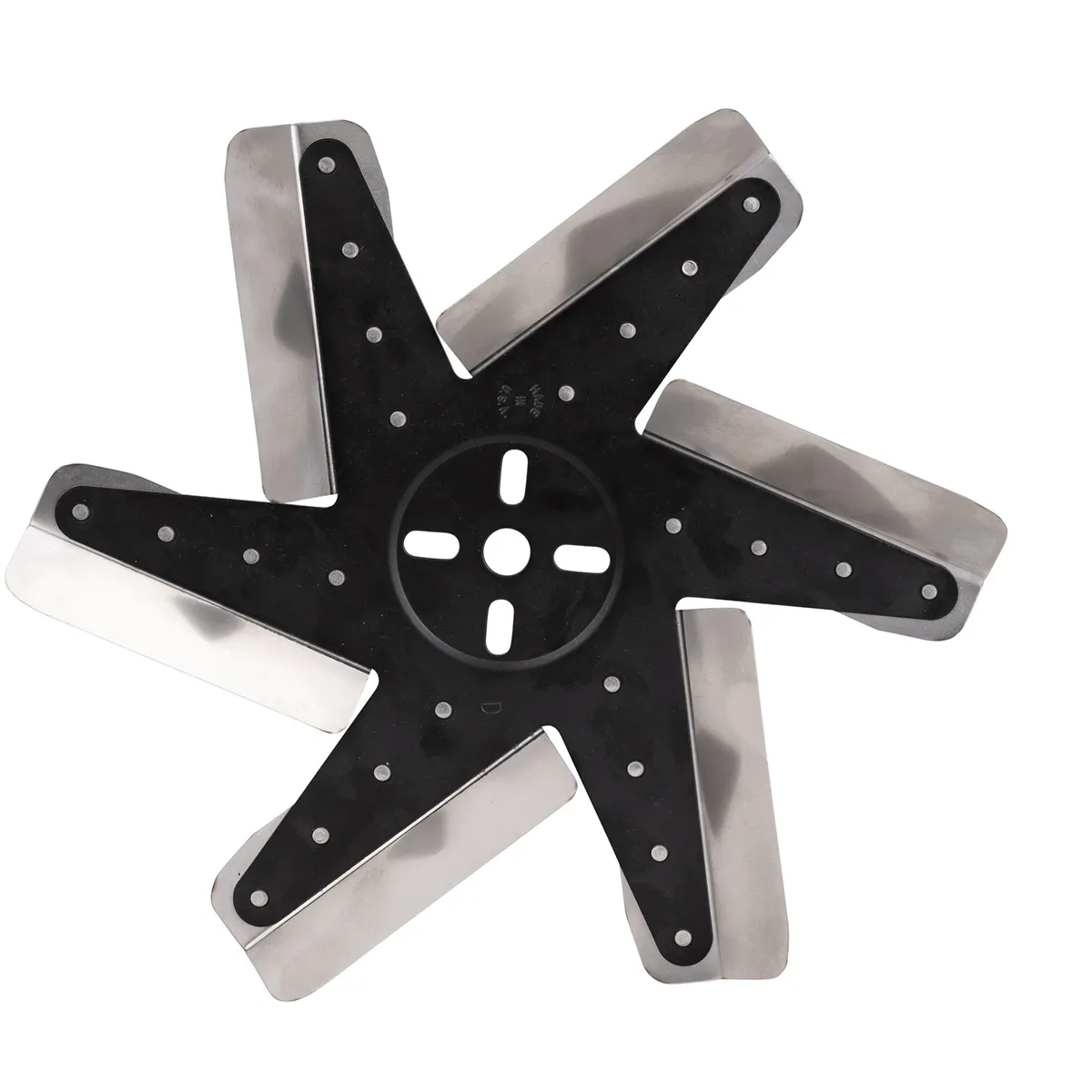 13 High Performance Stainless Steel Reverse Rotation Flex Fan, Black Hub product image