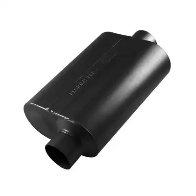 Flowmaster Super 40 Series Muffler 3.00in IN (O) / OUT (C): ea 16 Gauge 409S Stainless Steel