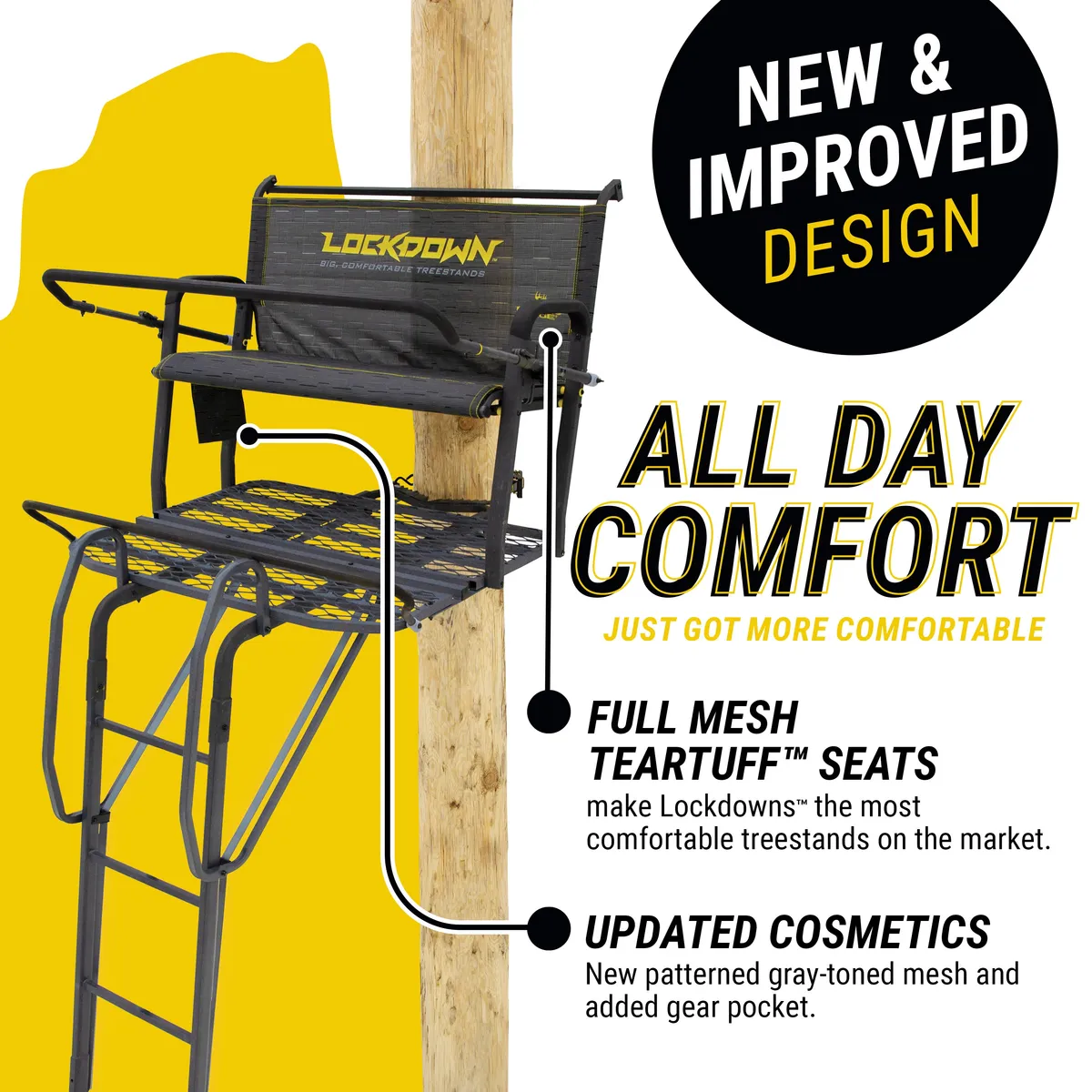 Lockdown 17ft 2man Ladder Stand (Updated product image