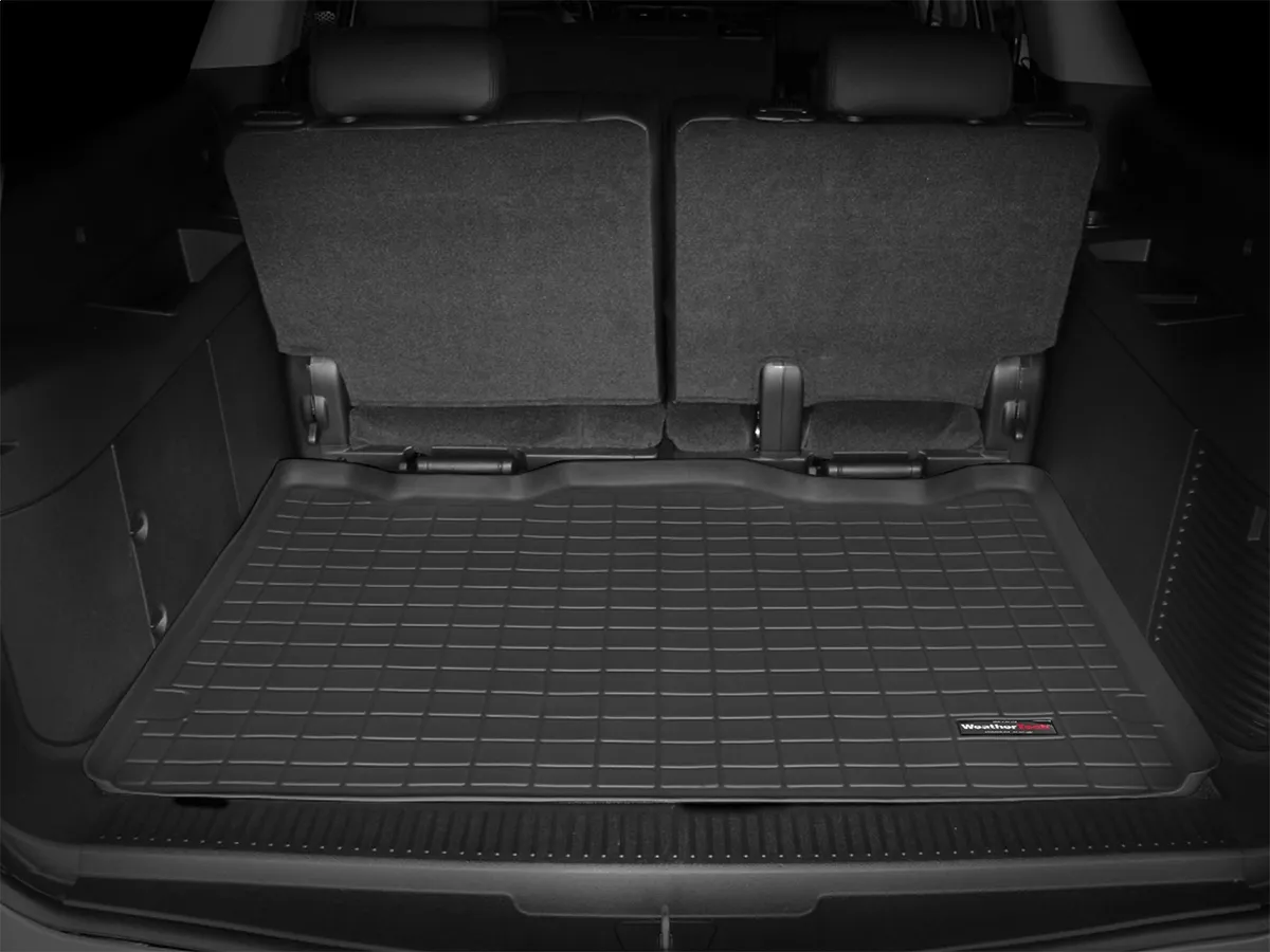 2007 + Cadillac Escalade ESV Black Cargo Liners Behind 3rd seat / 2007 + Chevrolet Suburban Black Cargo Liners Behind 3rd seat / 2007 + GMC Yukon Denali XL Black Cargo Liners Behind 3rd seat product image