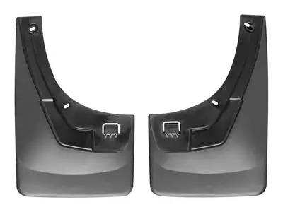 Weathertech 2007 + Chevrolet Surbaban Black No Drill MudFlaps Fits models with flares (Z71 option)