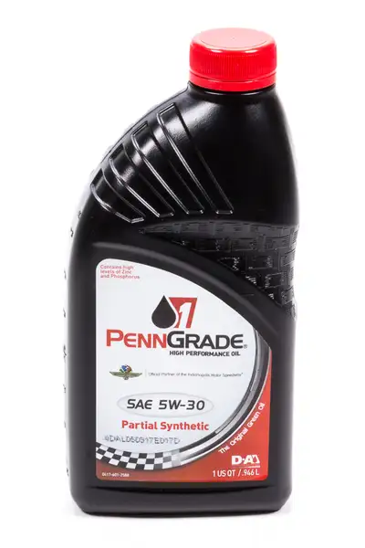 PennGrade PennGrade 1 Synthetic Blend High Perf Oil SAE 5W30 3 Gal Qt Case