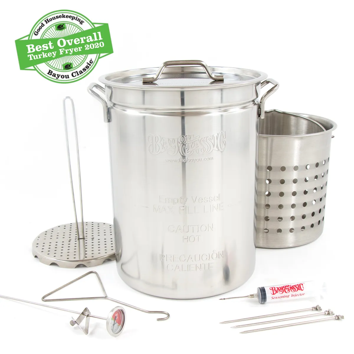 32qt Stainless Turkey Fryer With Basket product image