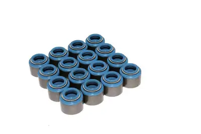COMP Cams COMP Cams 514-16 Set of 16 Metal Viton Valve Seals for .500 Guide Size, 3/8 Valve Stem